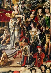 Au Juste Poids Veritable Balance (Wahres Gewicht, Wahre Waage) 1518 (Detail)